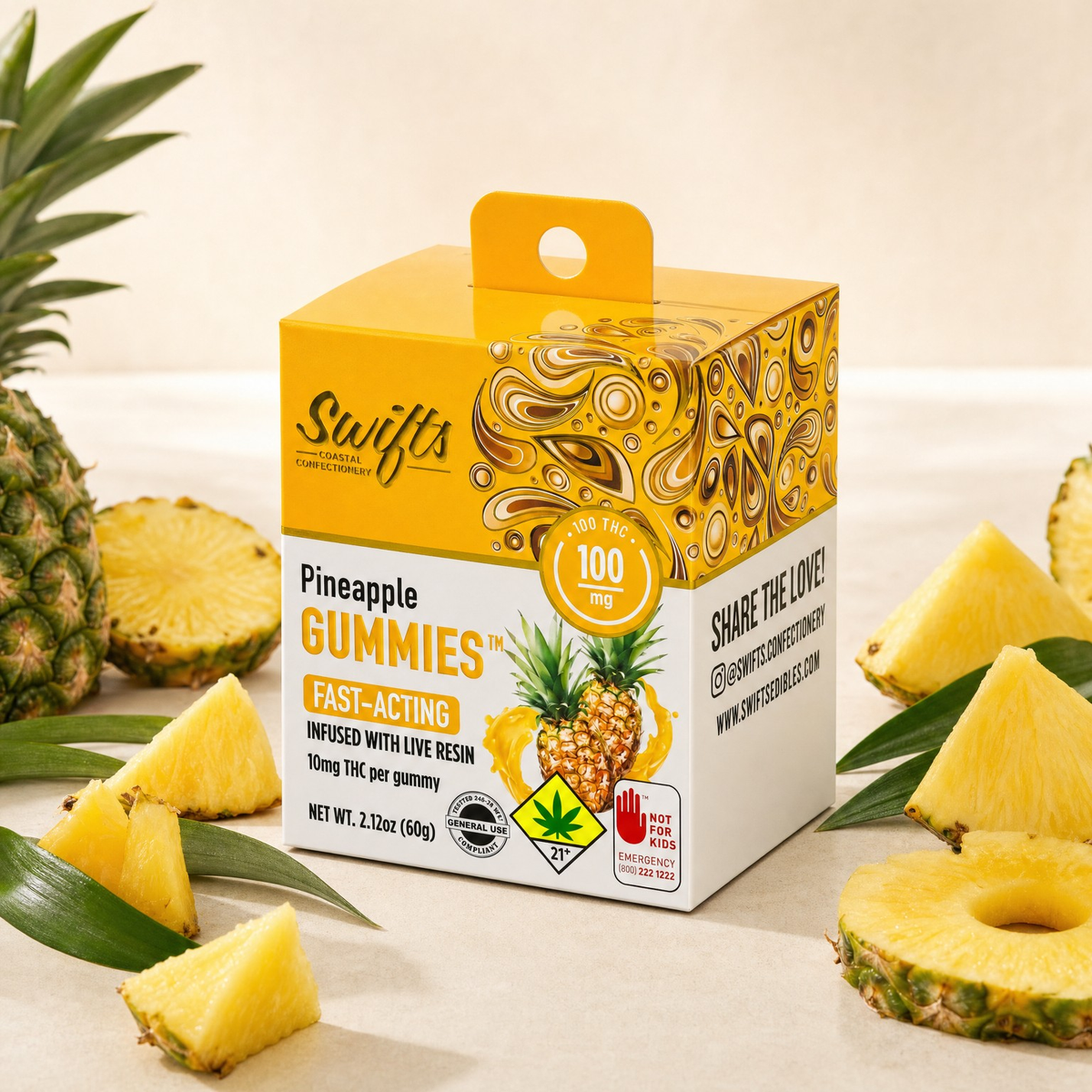 Pineapple [10pk] (100mg)