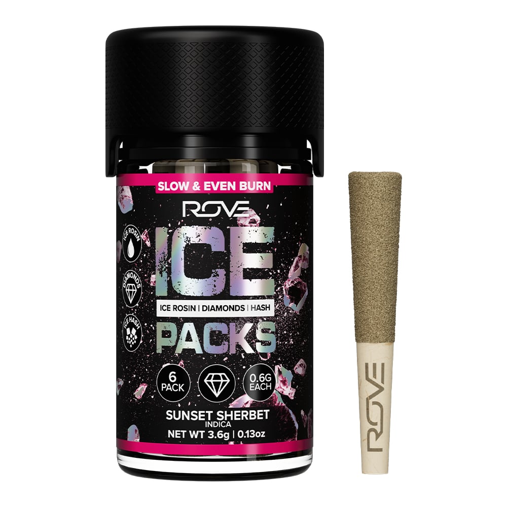Sunset Sherbet - Infused Ice Packs (Rosin, Hash, and Diamonds) [6x 0.6g]