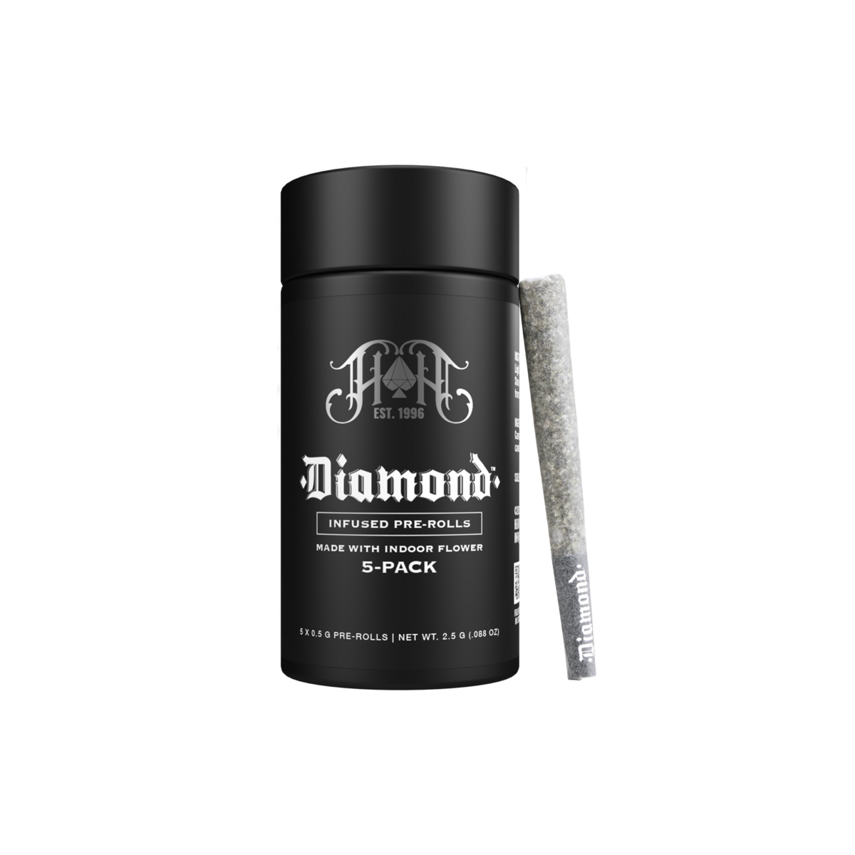 Super Jack | Sativa - Diamond THCA-Infused Pre-Rolls - 2.5G 5-Pack