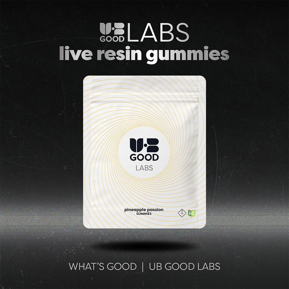 Ub Good Labs - Pineapple Passion - Live Resin Gummies - 100mg - 10pk
