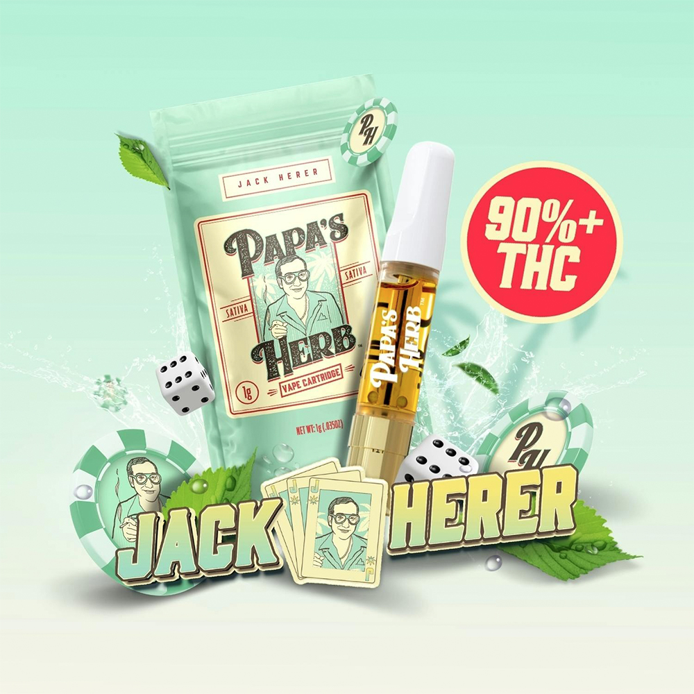 Jack Herer | Sativa - Ultra Extract High Purity Oil - 1G Vape Cartridge