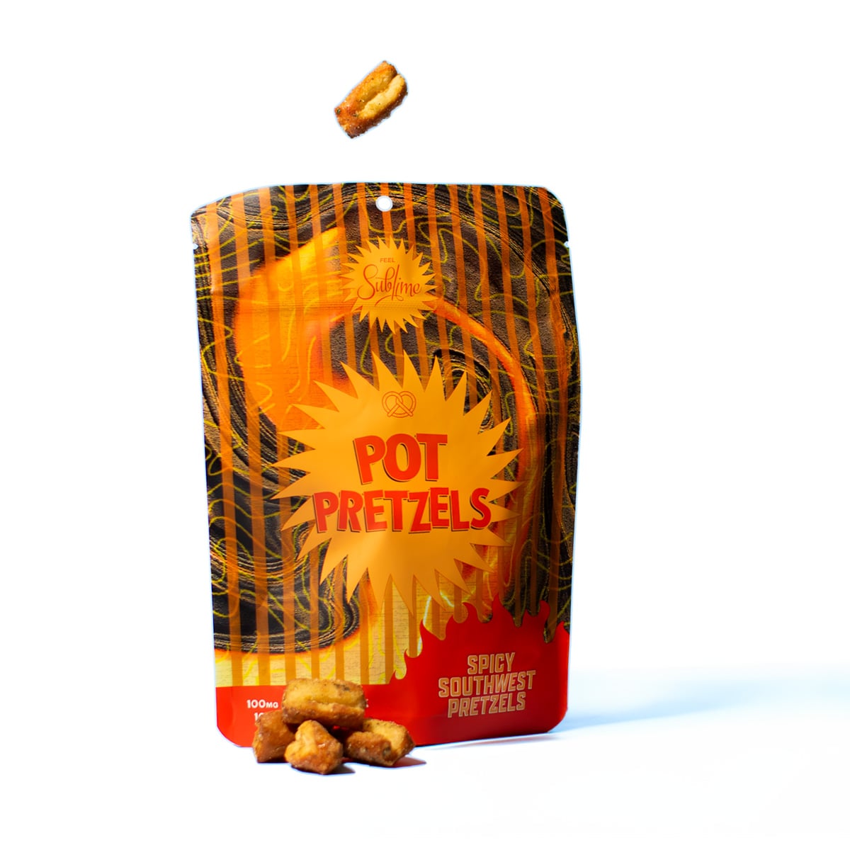 Spicy Southwest Pretzels (100mg)