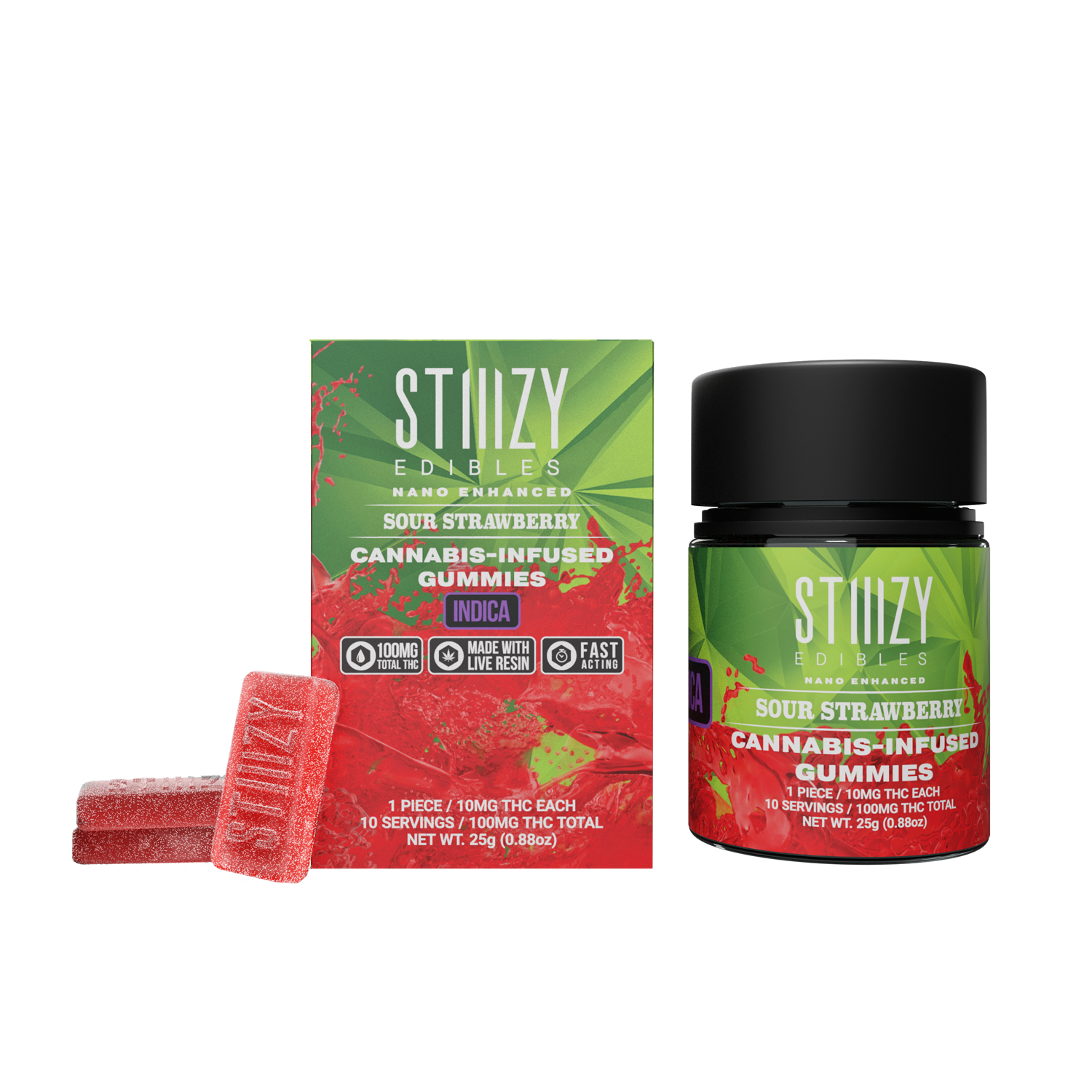 Sour Strawberry [10pk] (100mg)