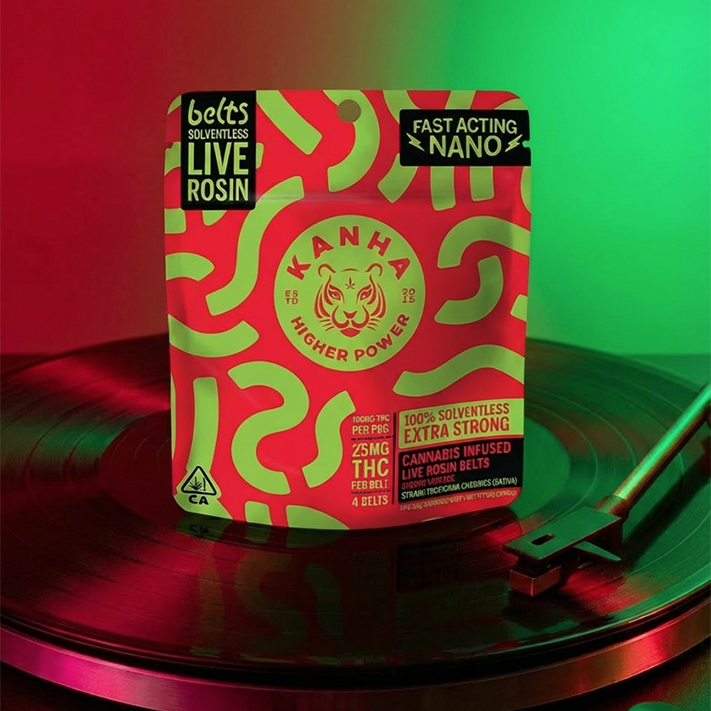 Cherry Limeade Live Rosin Belts - Sativa [4pk] (100mg)