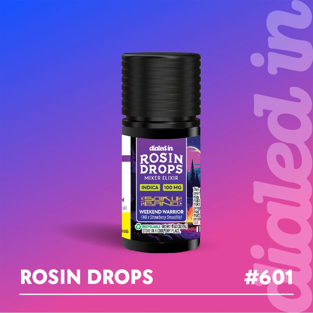 100mg - Weekend Warrior - Rosin Drops