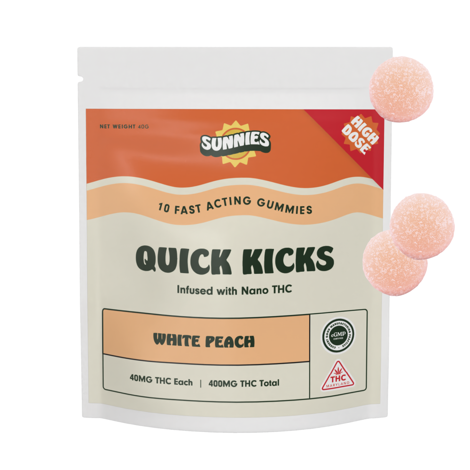 White Peach [10pk] (400mg)