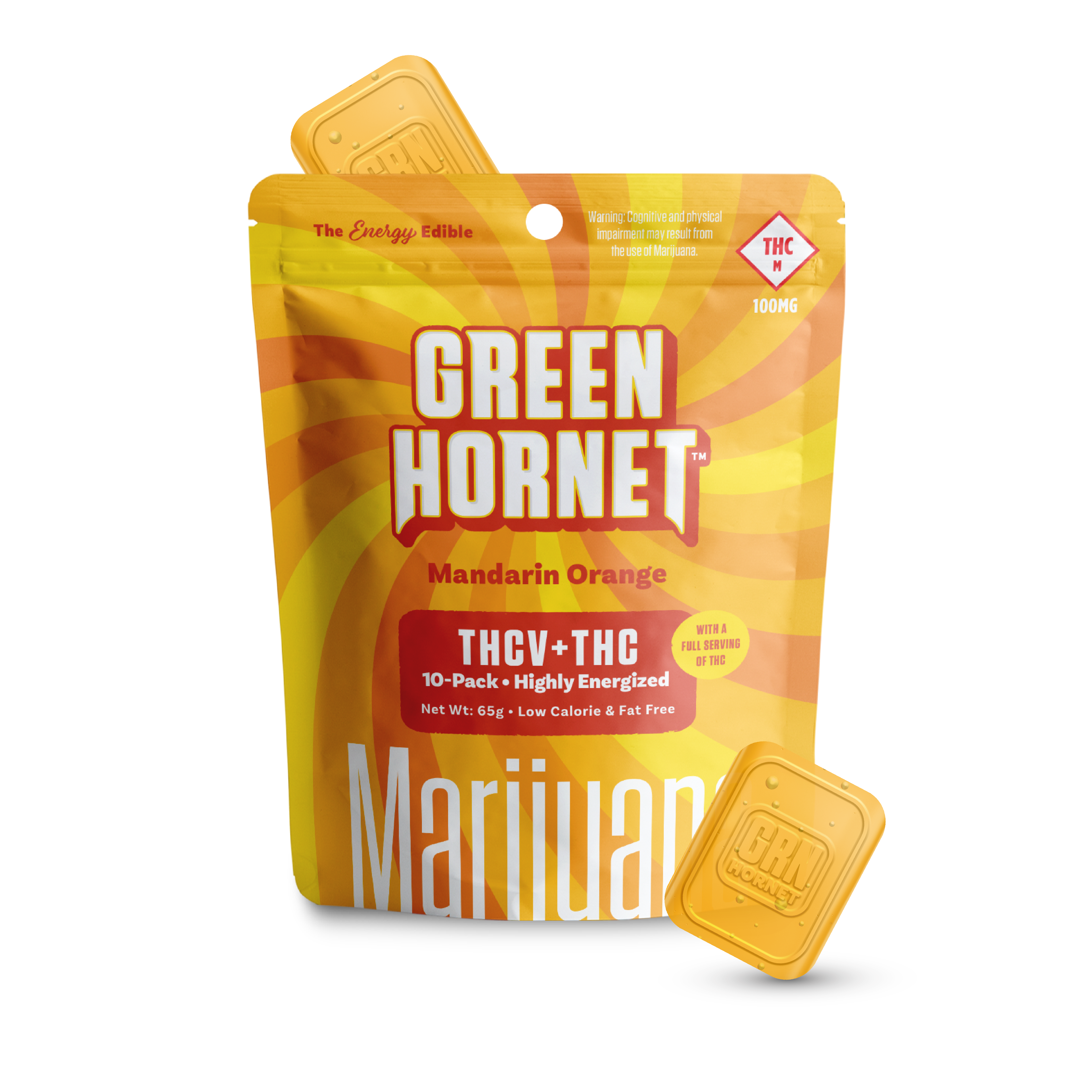 2:1 Mandarin Orange [10pk] (100mg THC/50mg THCV)
