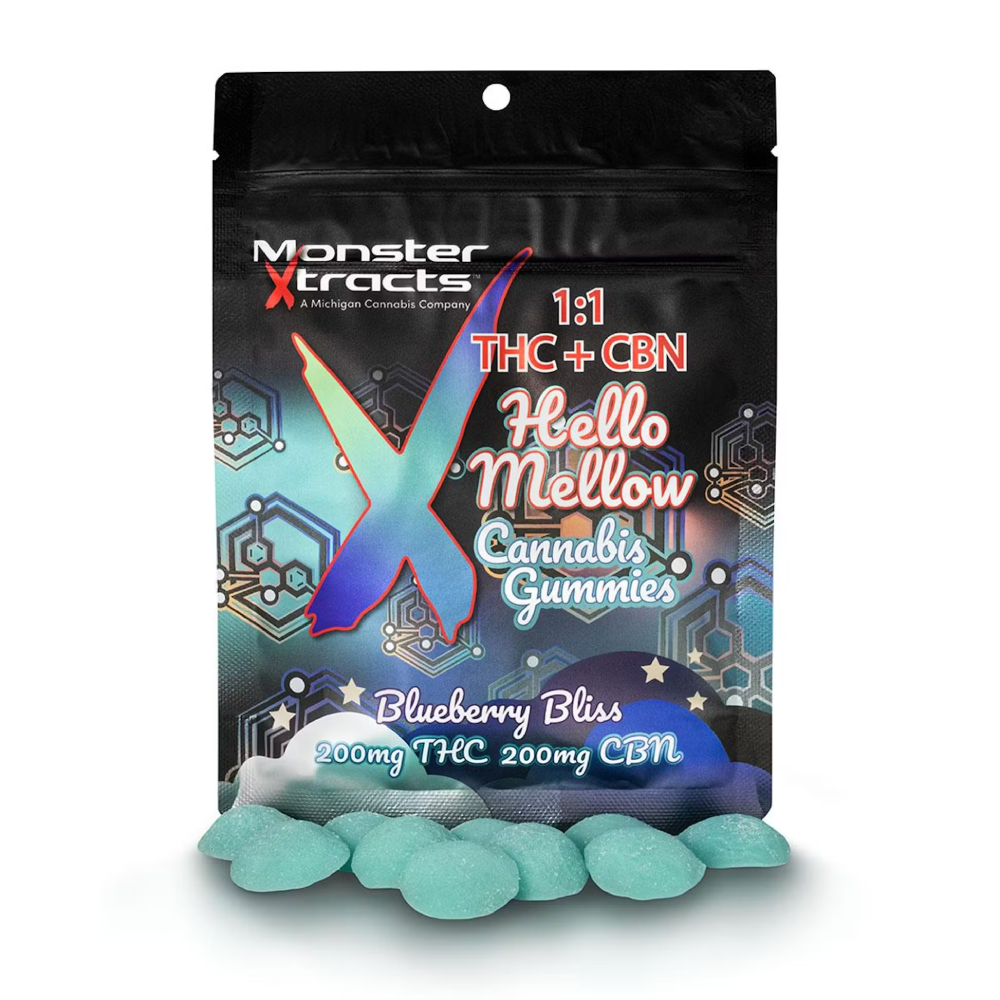 1:1 Blueberry Bliss [10pk] (200mg CBN/200mg THC)