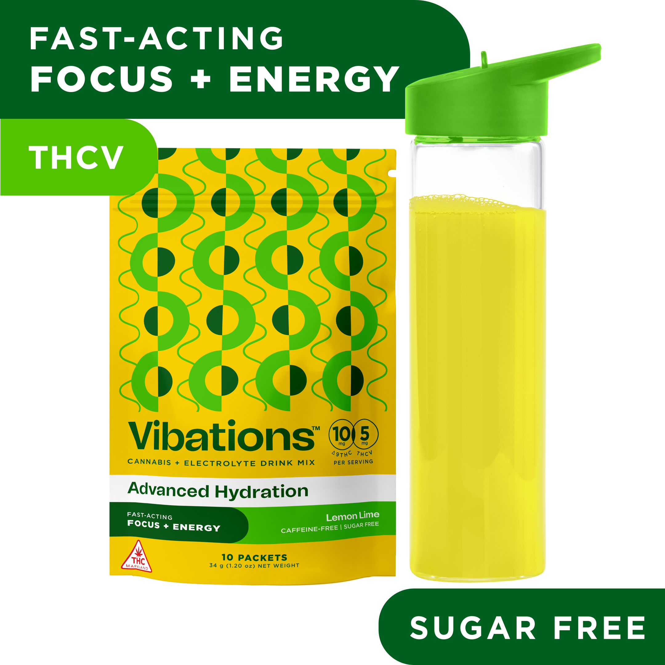 Lemon Lime [10pk] (100mg THC/50mg THCV)