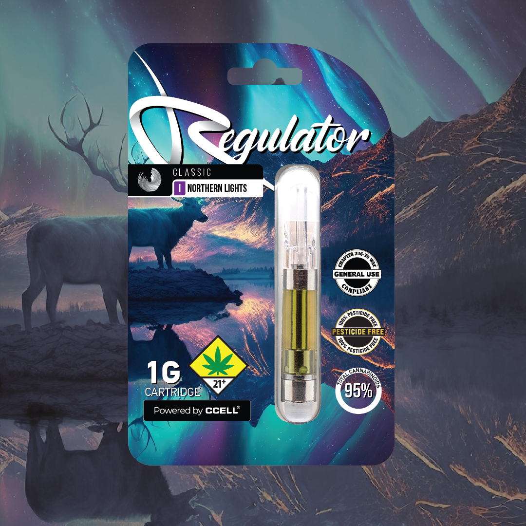 Northern Lights | Indica - Ultra Extract High Purity Oil - 1G Vape Cartridge