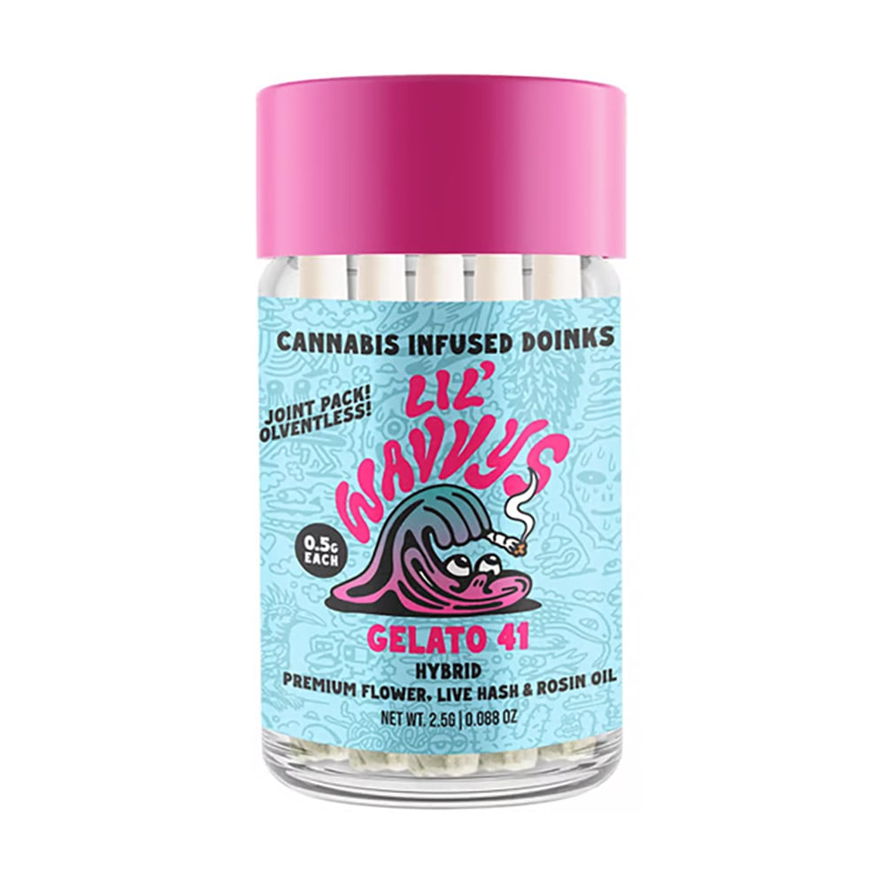 WAVVY - G41 - Lil Wavvys - Infused Preroll Minis - 1g WAVVY - G41 - Lil Wavvys - Infused Preroll Minis - 1g