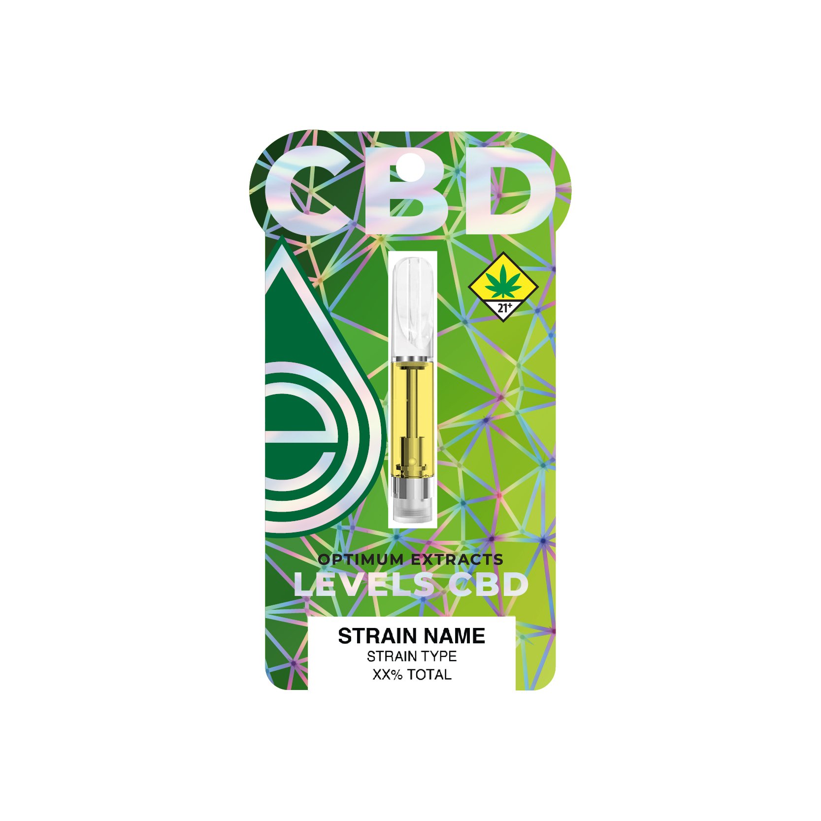 10:1 Harlequin | Optimum Extracts | Ultra-Refined CBD Cartridge
