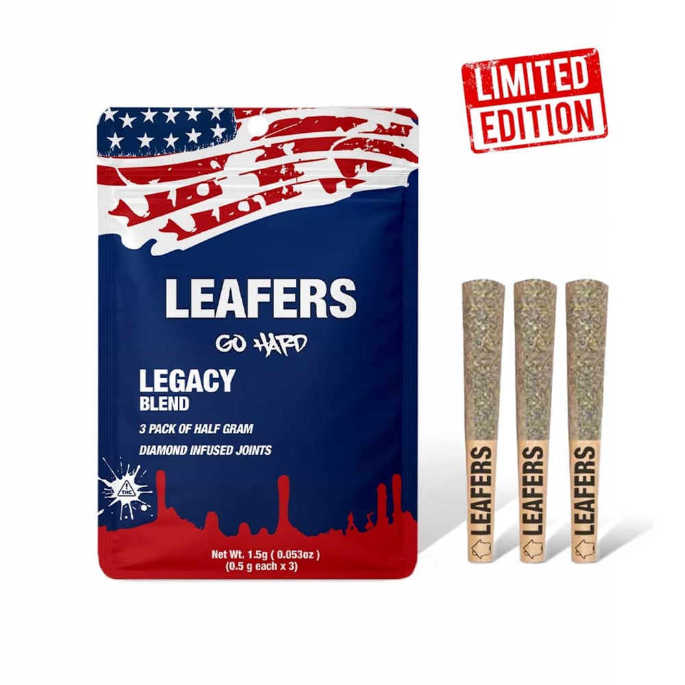 Leafers Legacy Blend Diamond-Infused Joints [3 x .5g]