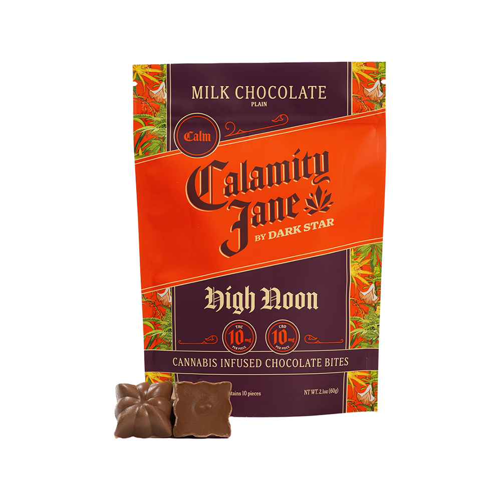 1:1 High Noon - Milk Chocolate [10pk] (100mg THC/100mg CBD)