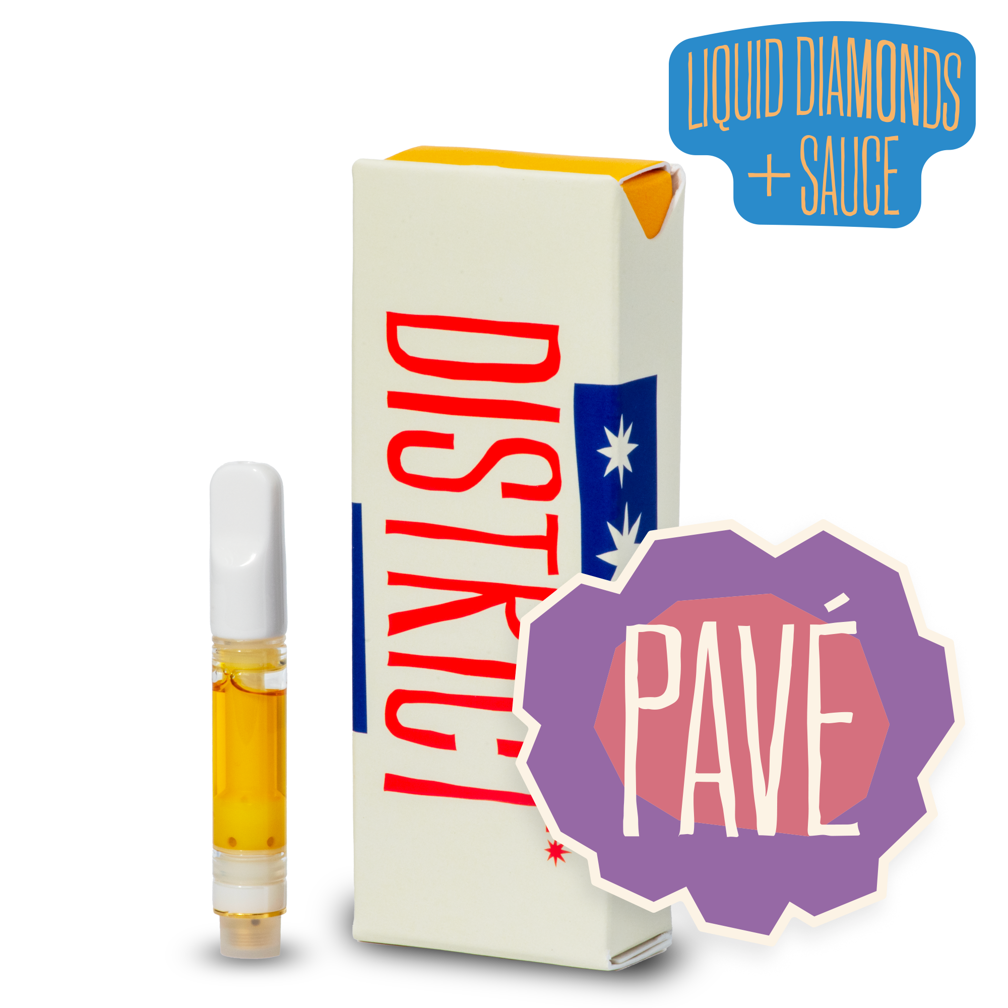 Pave | District Cannabis - Liquid Diamonds and Sauce Cartridge