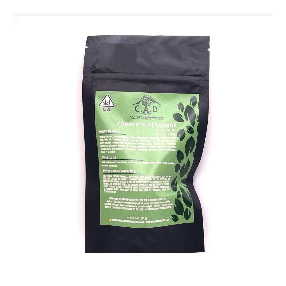 Original Green Cream [.5oz] (58mg CBD/14mg THC)
