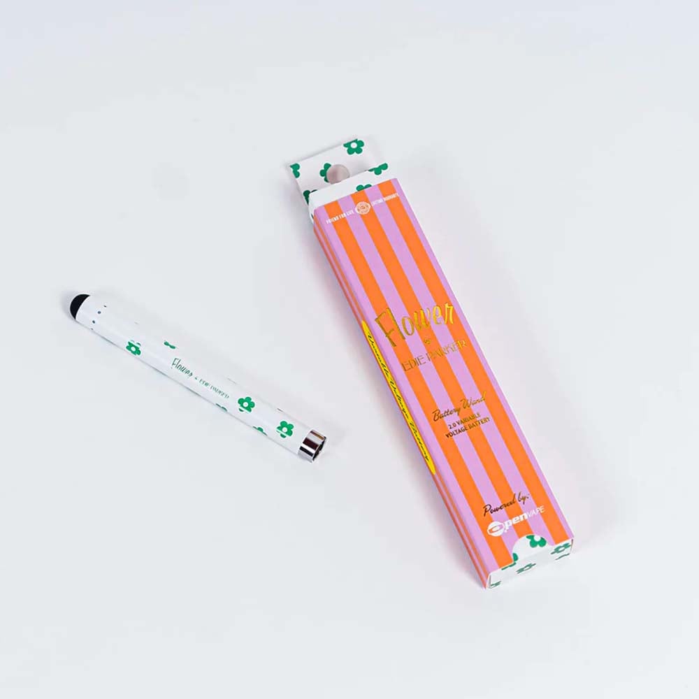 O.pen Vape 2.0 Battery in Leaf Flower by Edie Parker Portable