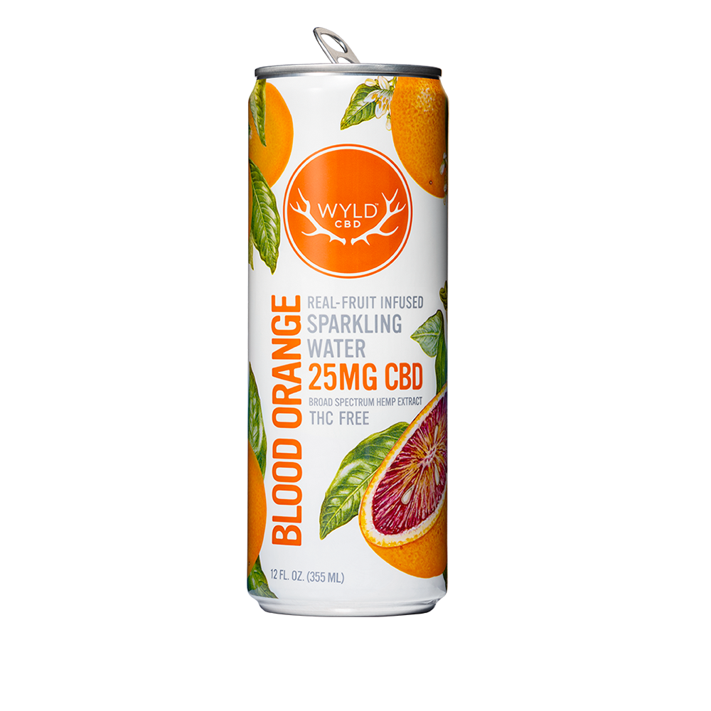 Blood Orange CBD Sparkling Water | 25mg
