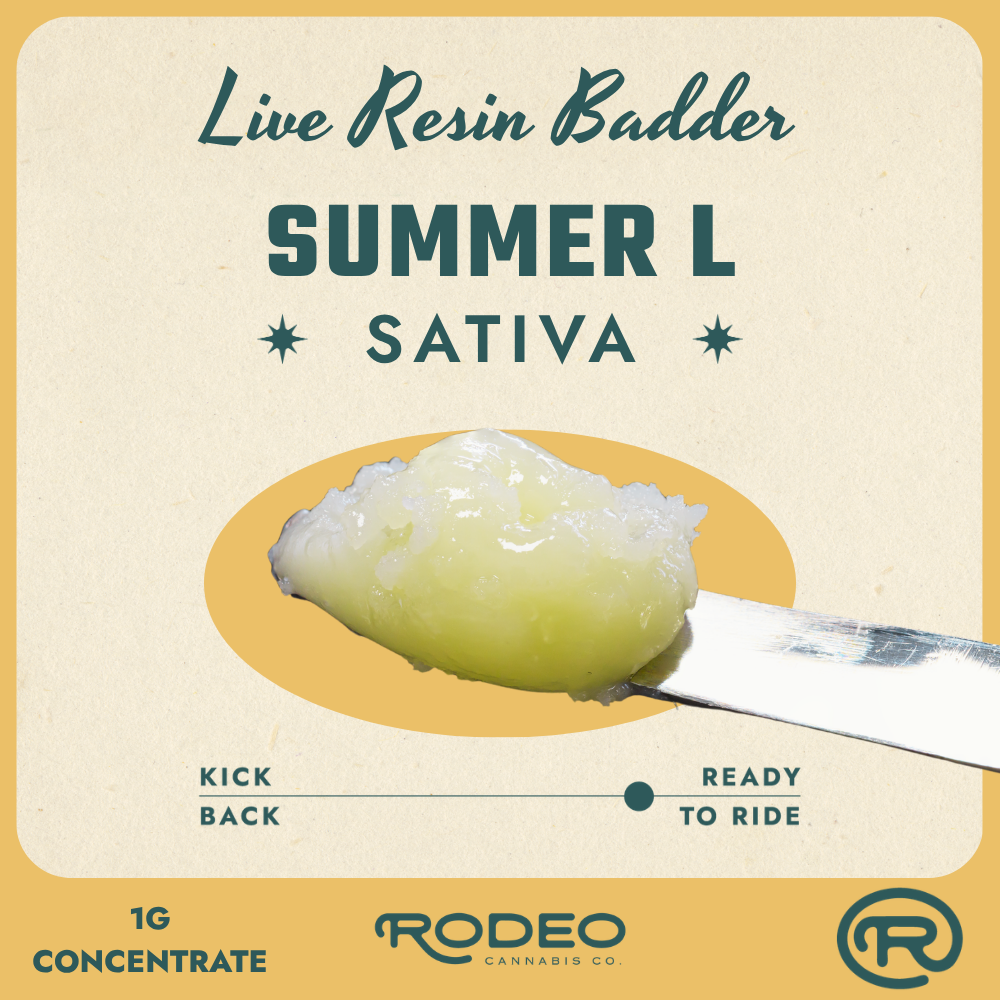 Rodeo Live Resin Badder Summer L. (S) 1g Concentrate (C0070000589)