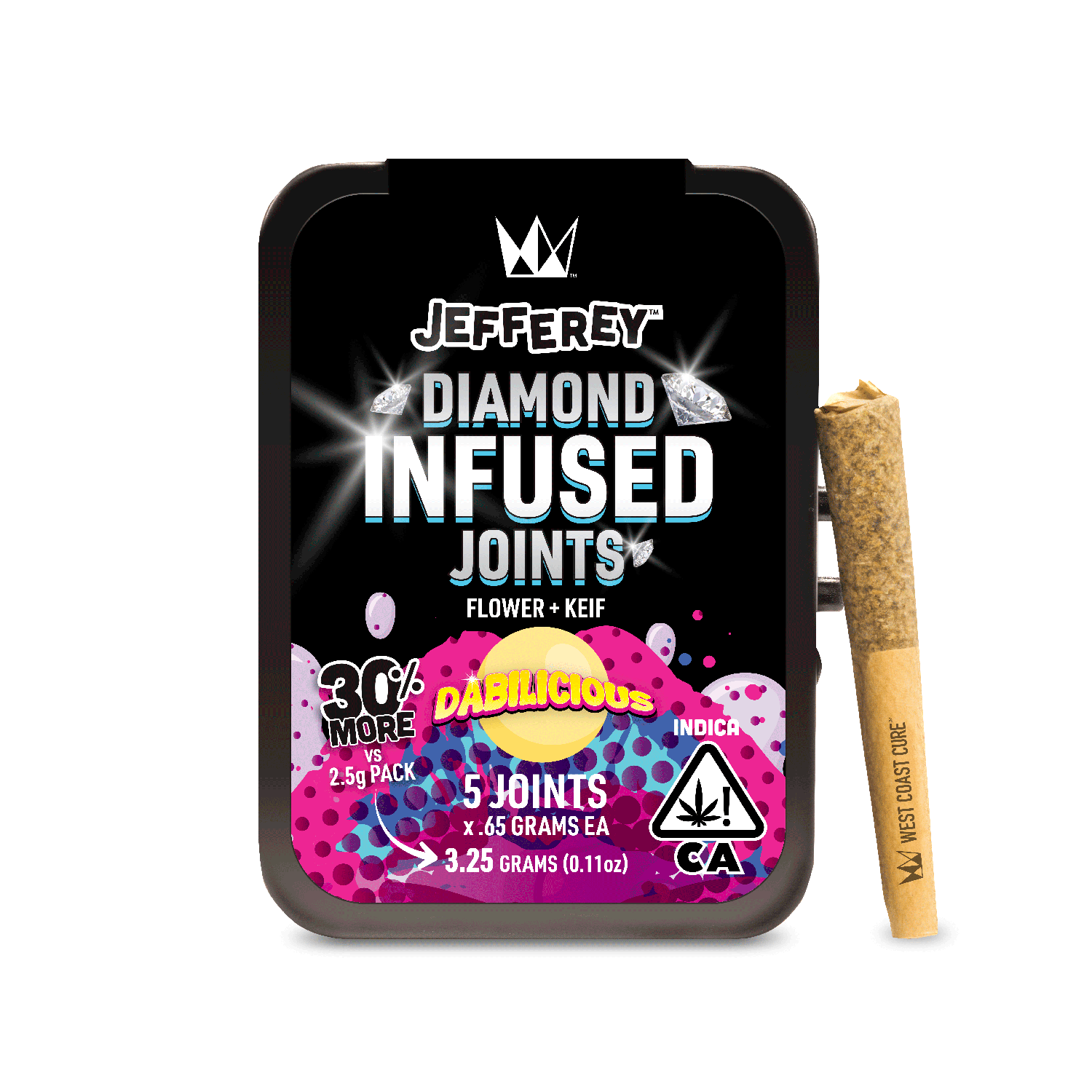 Dabilicious - Jefferey Infused Joint .65g 5 Pack