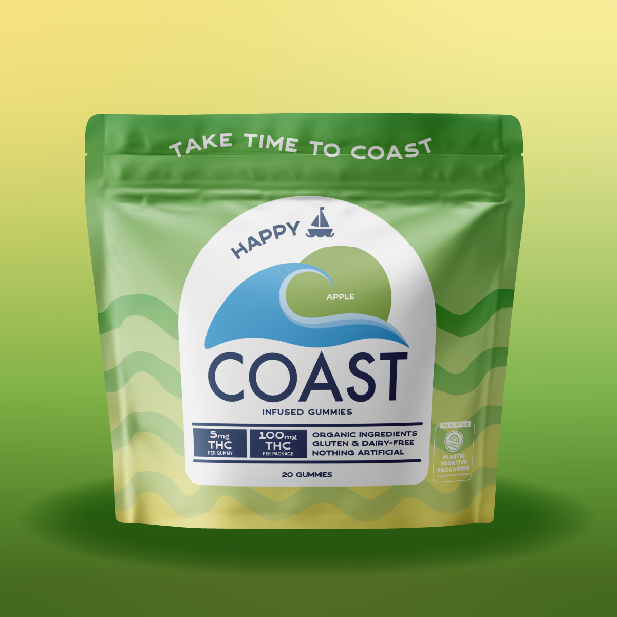 Coast Cannabis Co. - Apple (S) Gummies (4.67mg 20pk) C0060000632