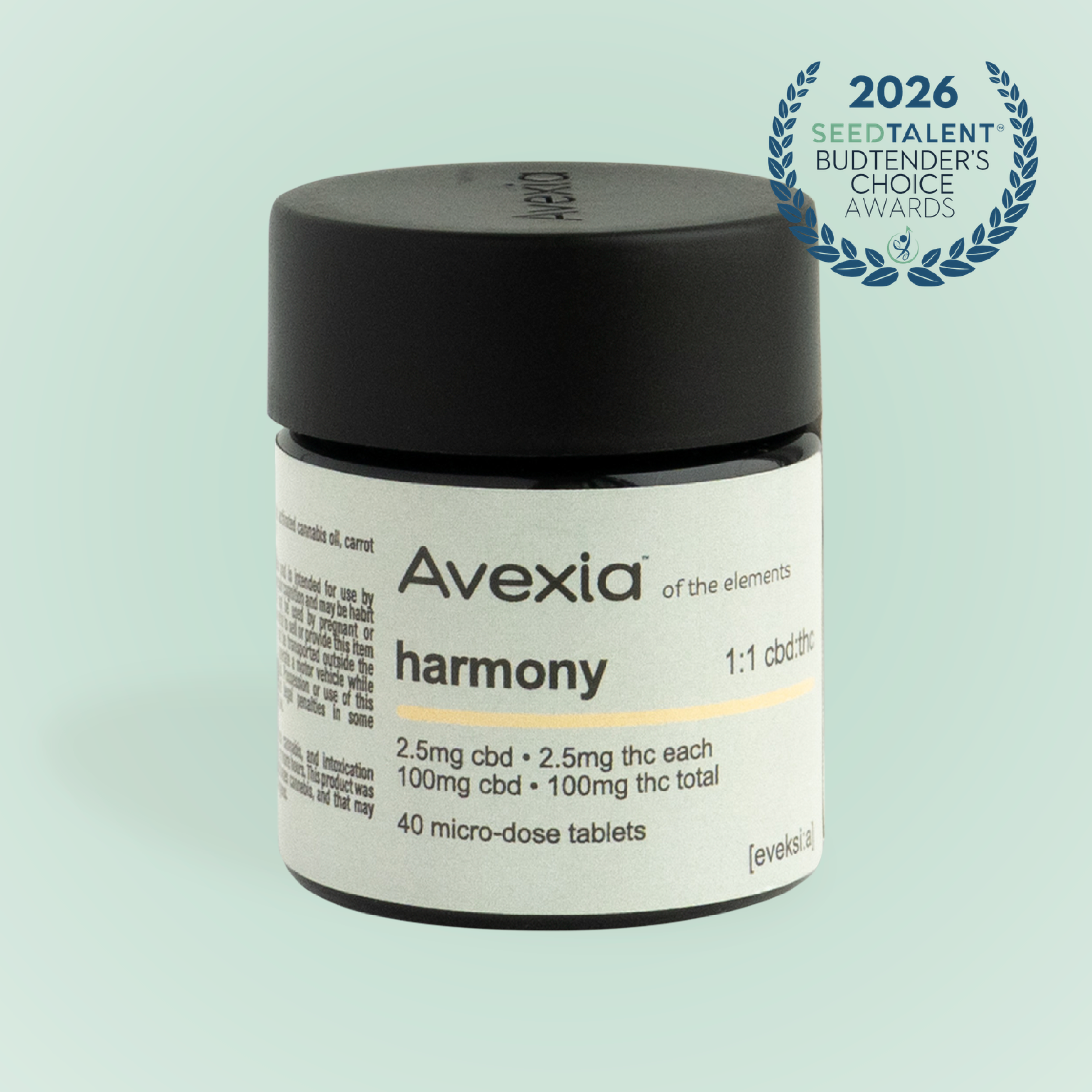 Harmony 1:1 CBD:THC [40pk] (100mg CBD/100mg THC)