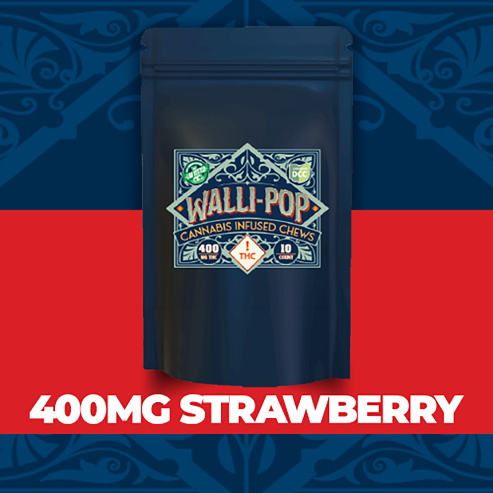 Walli Pop Strawberry Gummies 400mg