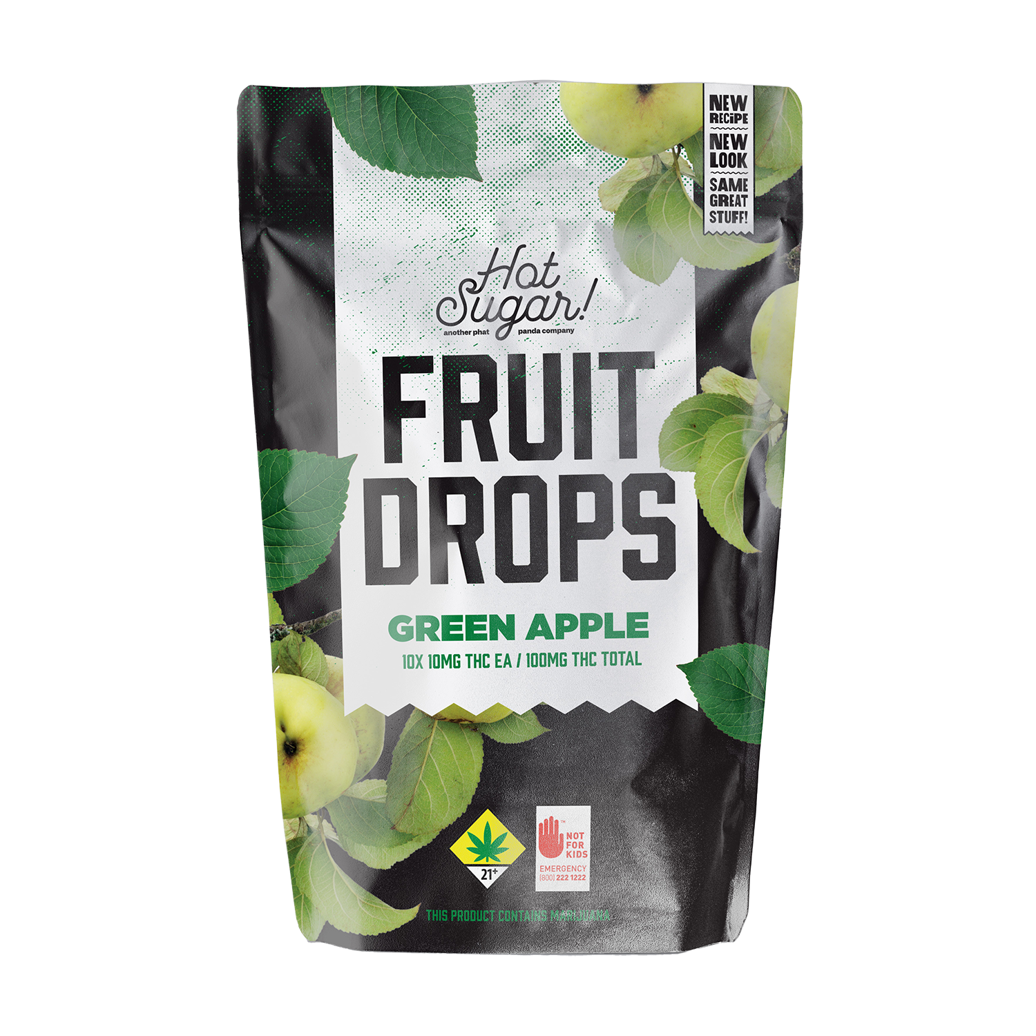 1:1 Green Apple [10pk] (100mg CBD/100mg THC)