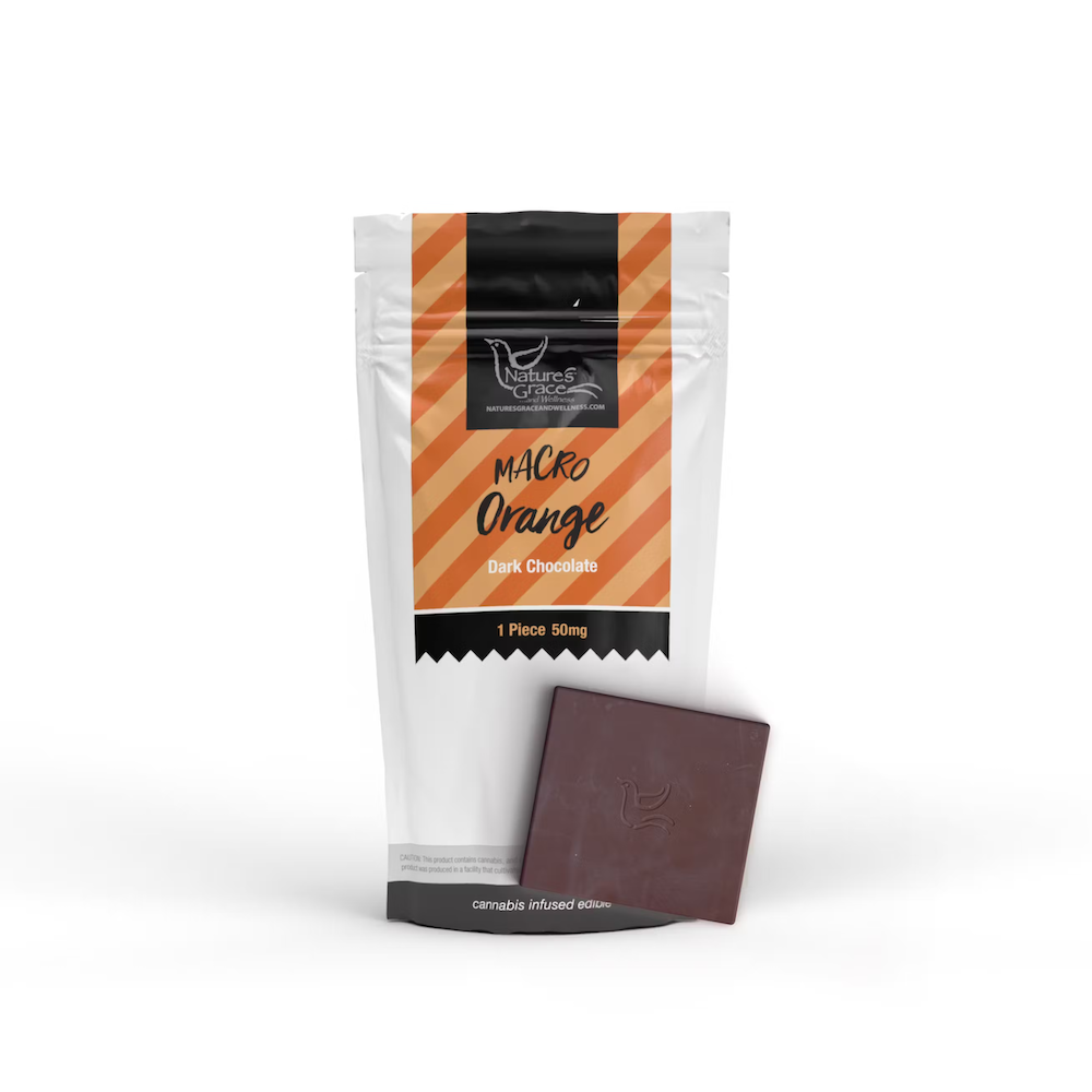 Orange Dark Chocolate Bar (50mg)