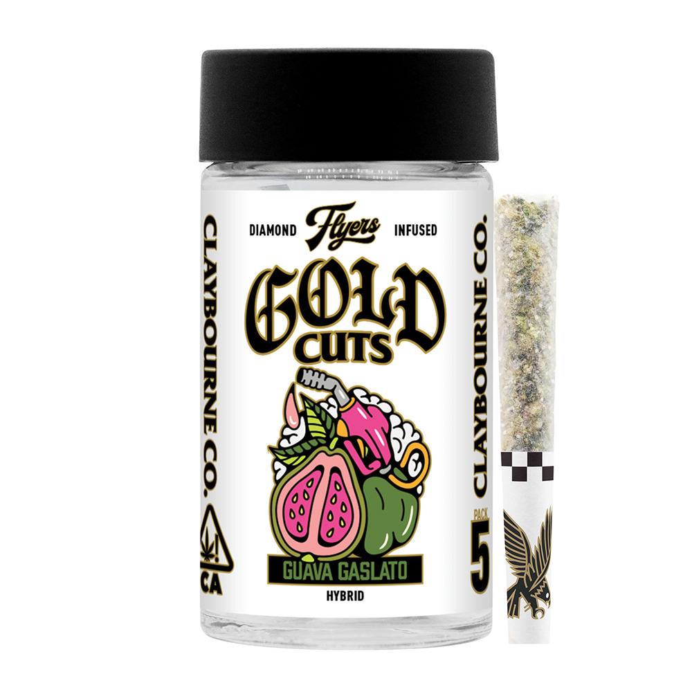 Guava Gaslato (2.5g) - Diamond Infused Flyers Pre-Rolls Guava Gaslato (2.5g) - Diamond Infused Flyers Pre-Rolls