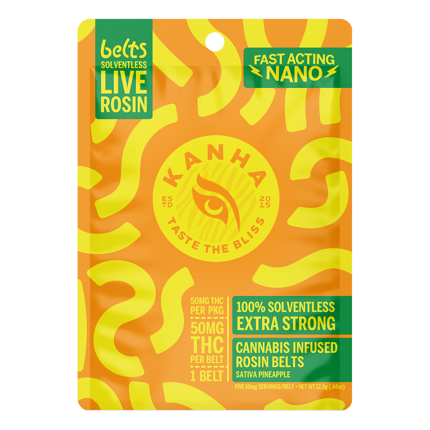 Pineapple Live Rosin Belt - Sativa [1pk] (50mg)