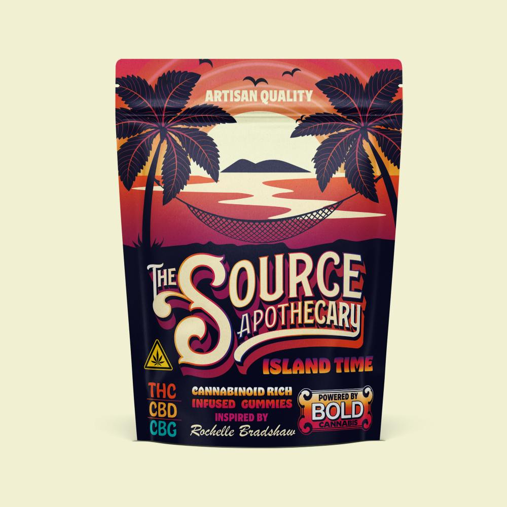 Island Time 10pk Cbd/100mgthc/100mgcbg