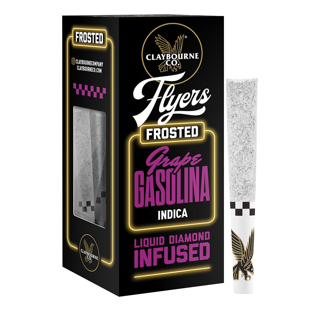 Grape Gasolina (1.5g) - Diamond Frosted Flyers Pre-Rolls