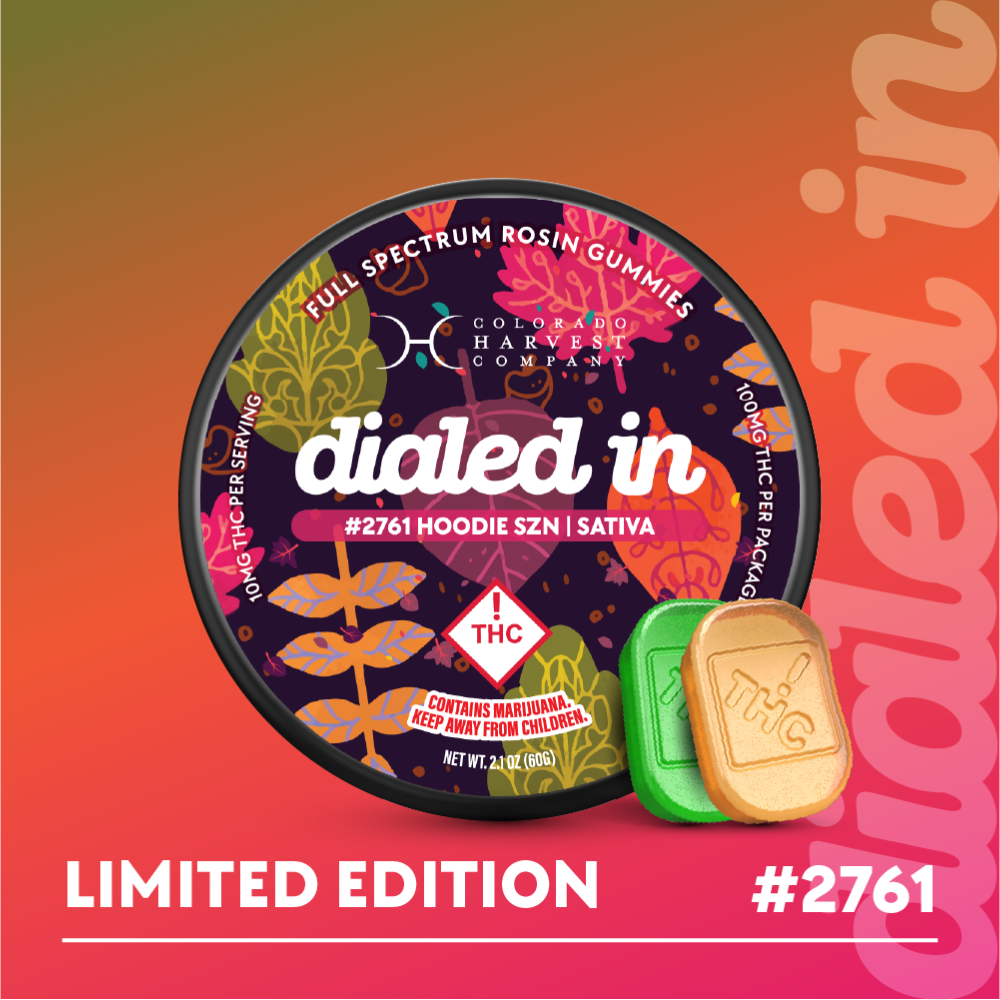 100mg - Hoodie Szn #2761 - Rosin Gummies (10pk)