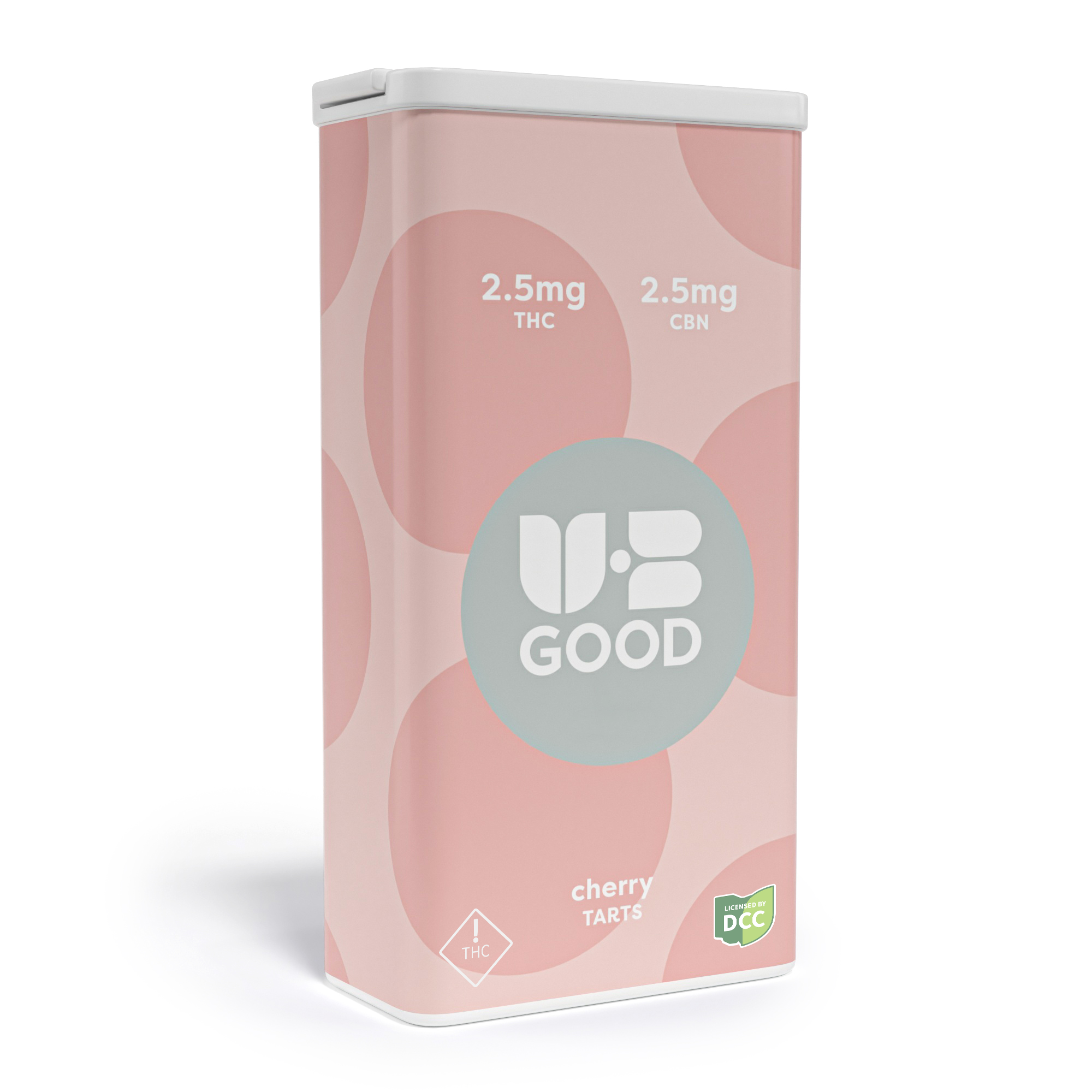 UB GOOD - CHERRY 1:1 - TARTS - [100MG THC / 100MG CBN] - 40PK
