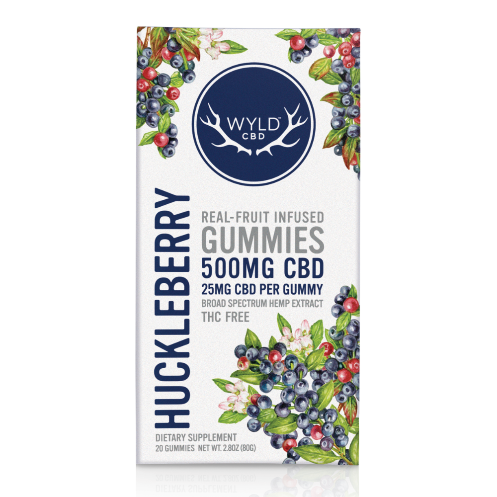 500mg Huckleberry CBD Gummies | 20-pack 500mg Huckleberry CBD Gummies | 20-pack