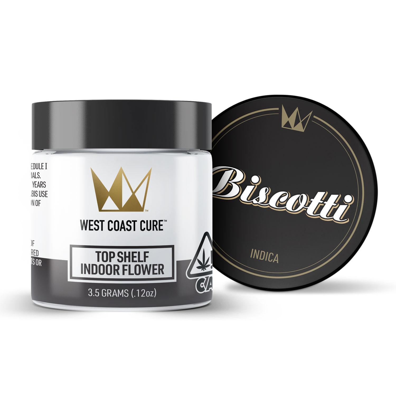 Biscotti 3.5g Top Shelf Indoor Flower West Coast Cure Indoor Top