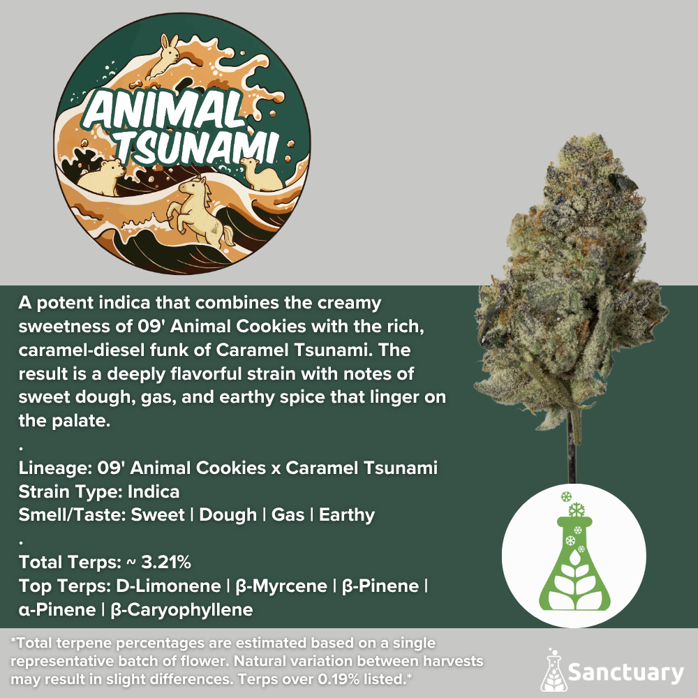 Cryo-Cured Whole Buds - Animal Tsunami