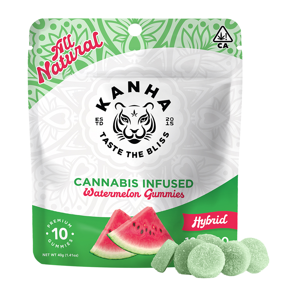 KANHA | Watermelon | Hybrid | 100mg THC | 10-pack