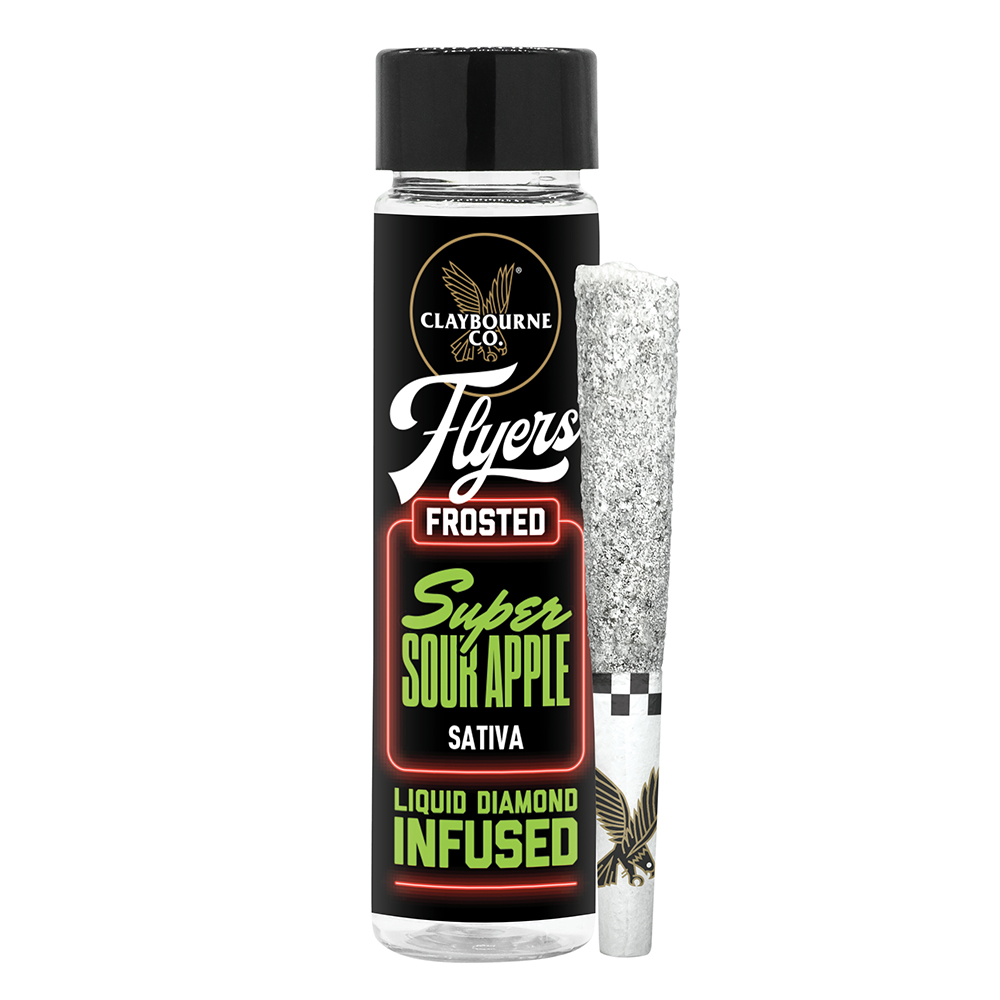Super Sour Apple (1g) - Diamond Frosted Flyers Pre-Rolls Super Sour Apple (1g) - Diamond Frosted Flyers Pre-Rolls