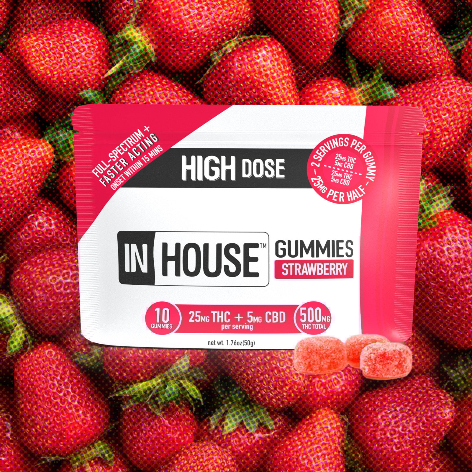 1:1 Strawberry [20pk] (100mg)