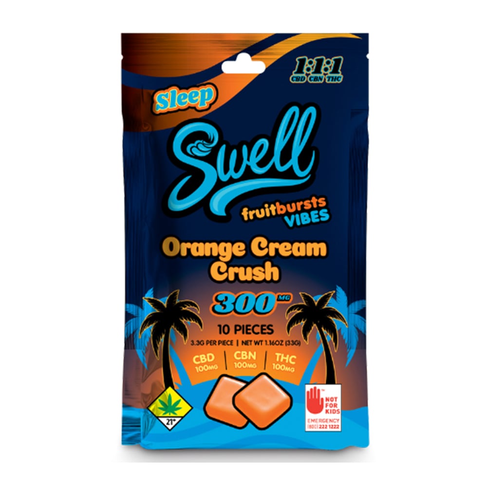 Sleep Vibes - Orange Cream Crush [10pk] (100mg THC/100mg CBD/100mg CBN)