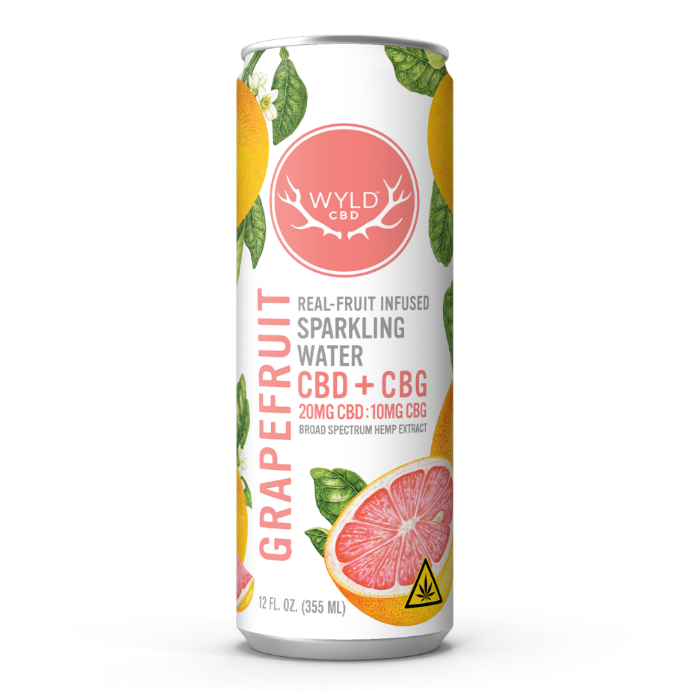 20mg Grapefruit CBD:CBG Sparkling Water