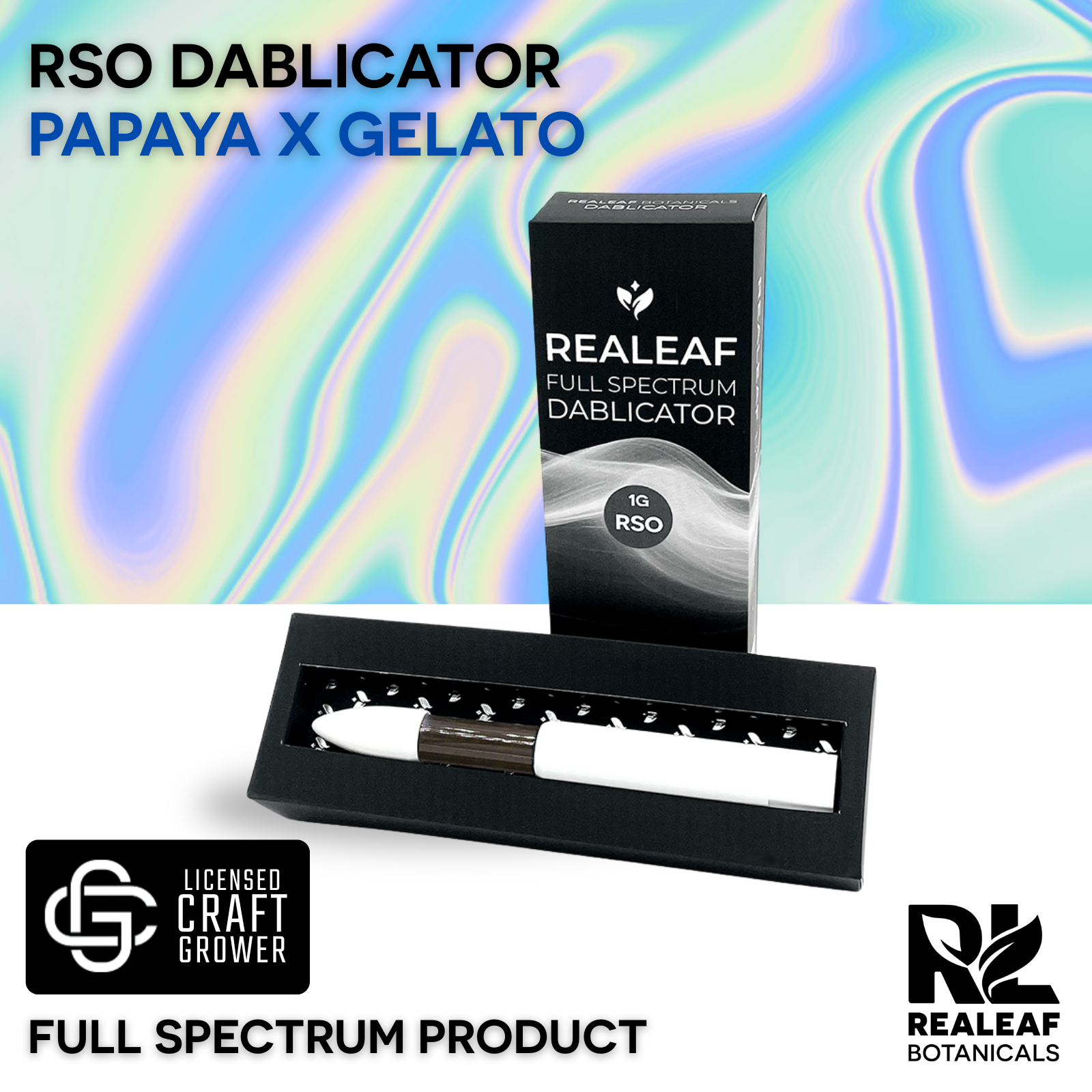 Realeaf RSO Papaya x Gelato Dablicator