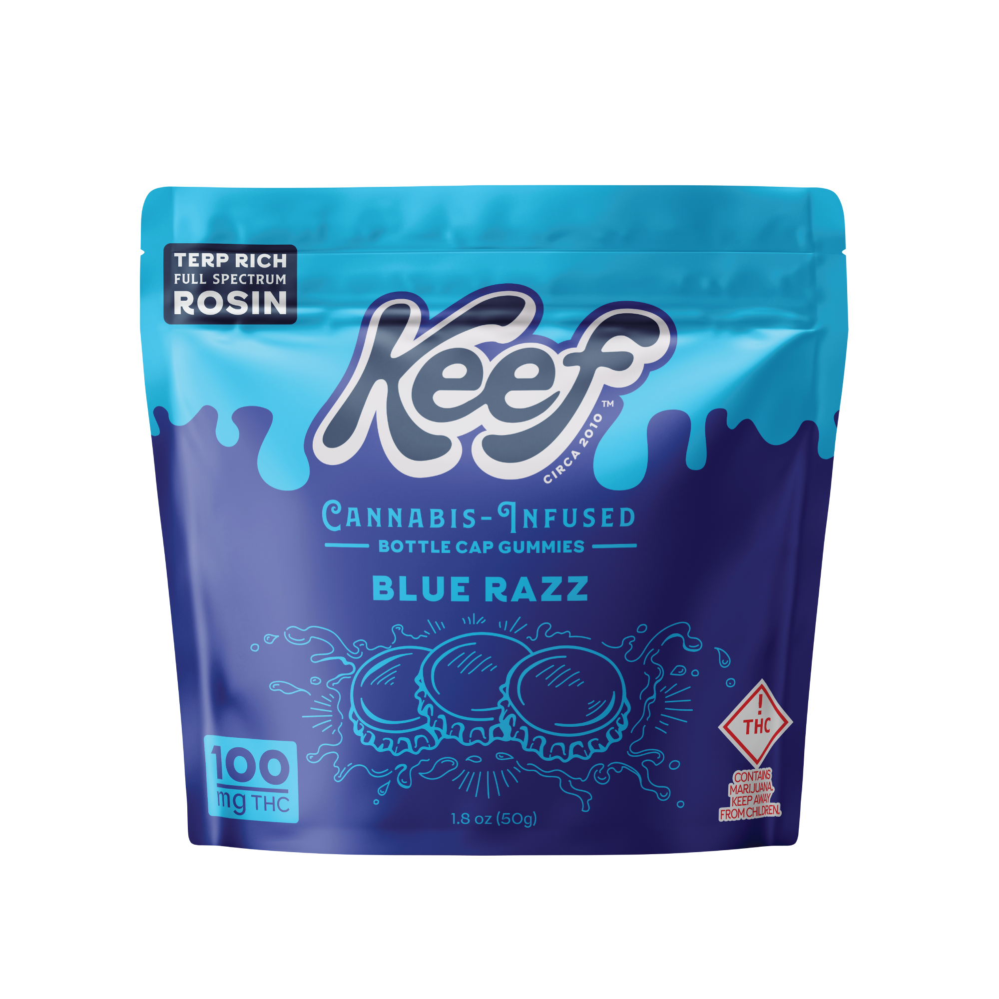 Blue Razz [10pk] (100mg)