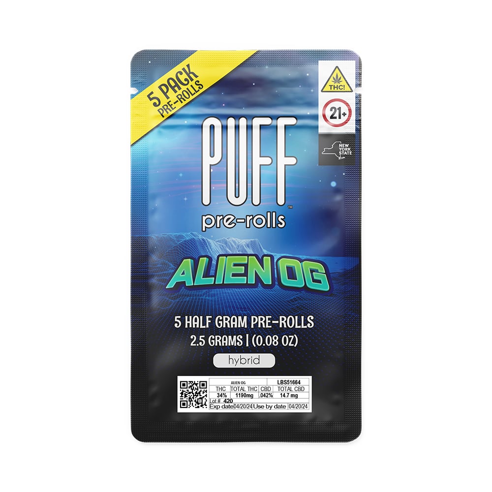 Alien OG - Hybrid - 5 Pack [2.5g]