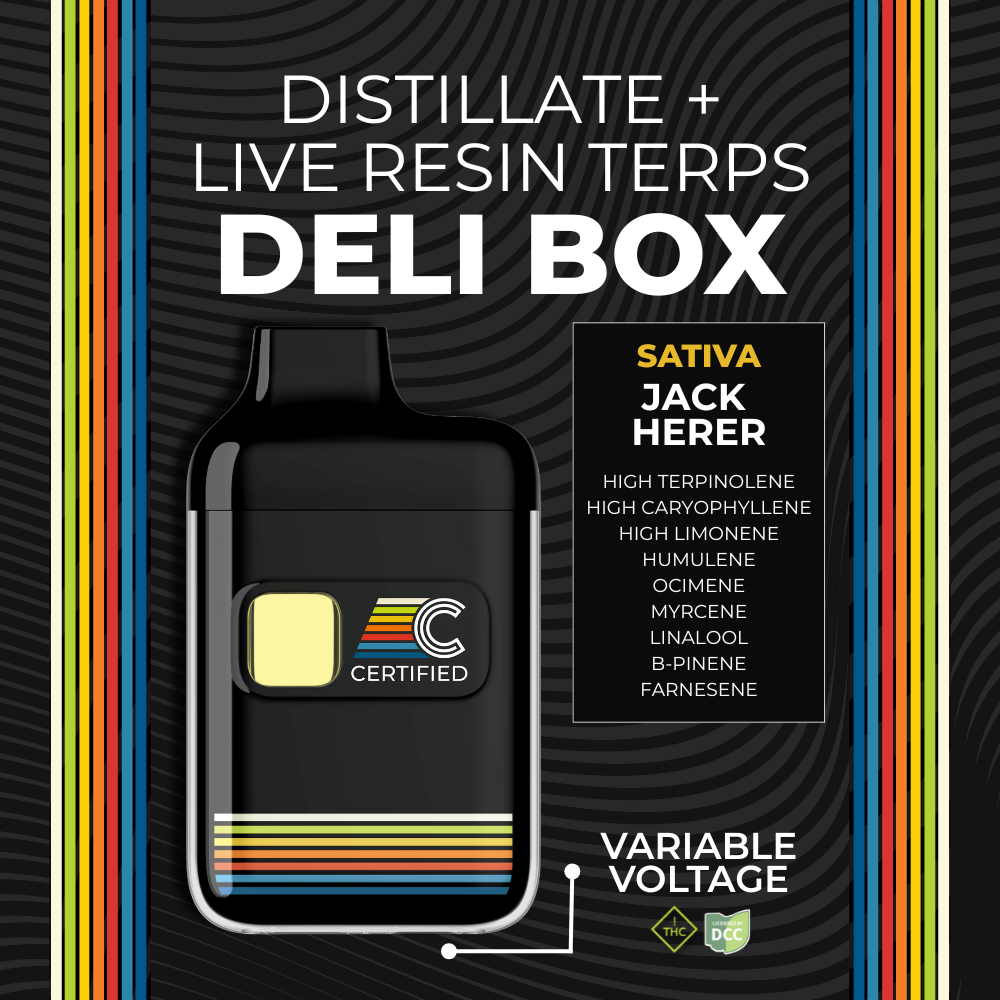 CRDHリキッド 1ml Jack Herer Jack Herer - 1g Distillate Disposables - Sativa | CERTIFIED | Bloom