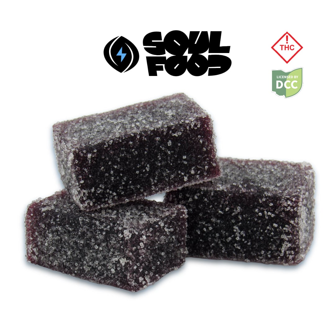 SOUL FOOD - BLUE RASPBERRY - FRUIT BITES - [100MG] - 10PK