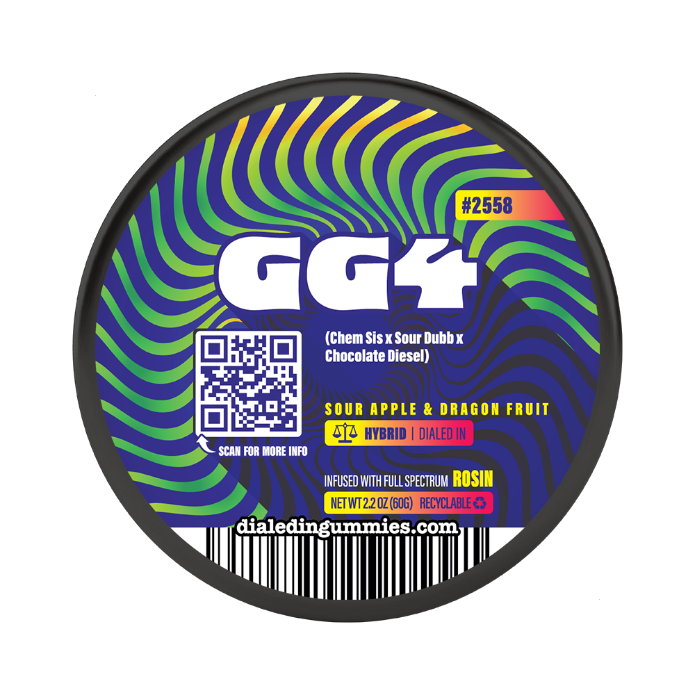 100mg - GG4 #2558 - Rosin Gummies (10pk)