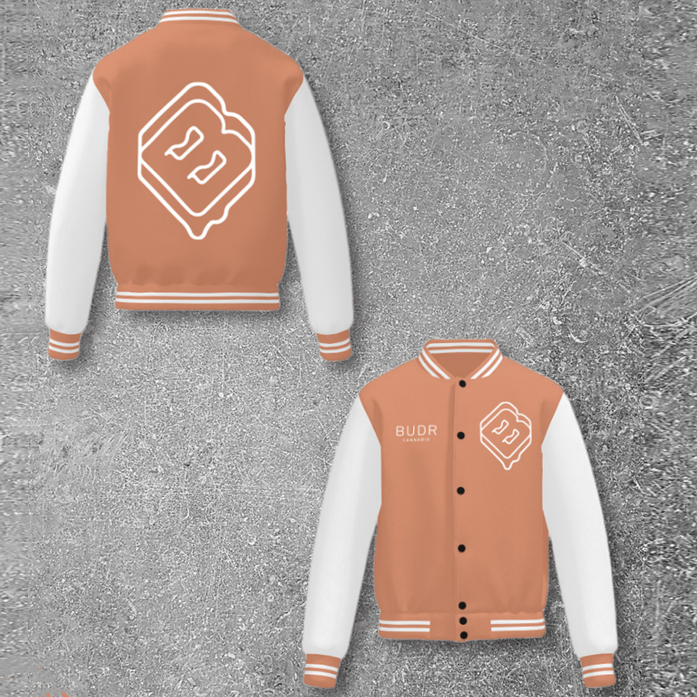 Jacket White Orange Size